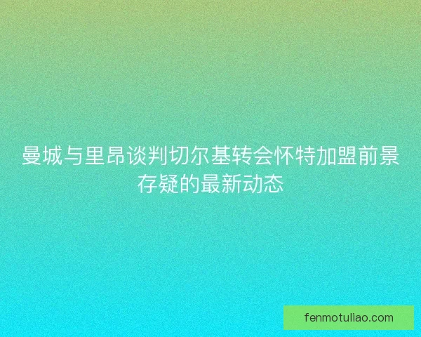 曼城与里昂谈判切尔基转会怀特加盟前景存疑的最新动态